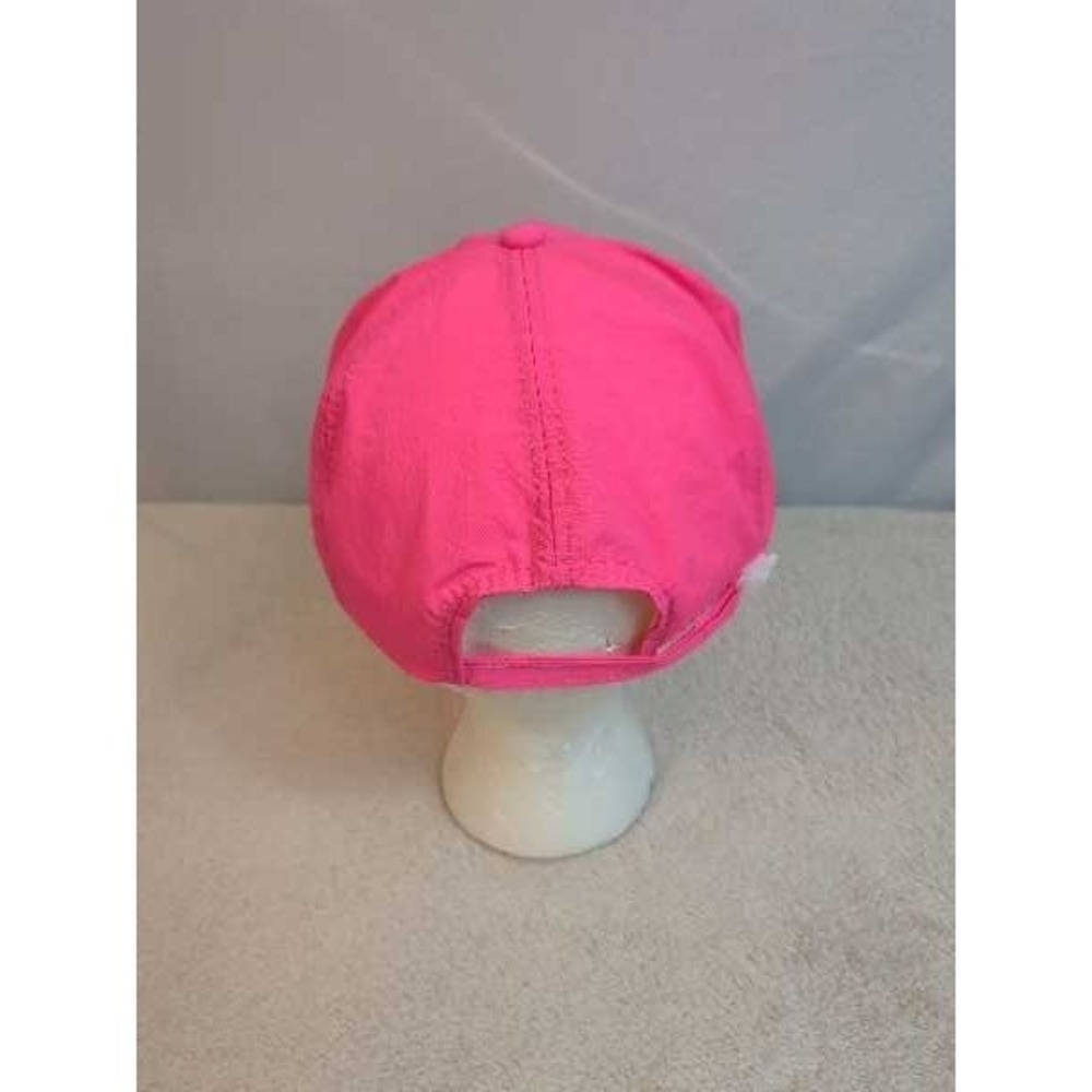 Johnson Controls Neon Pink Embroidered Baseball Cap Hat View 4